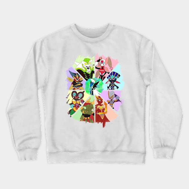 Hedgehog & Rabbit Crewneck Sweatshirt by Novanator